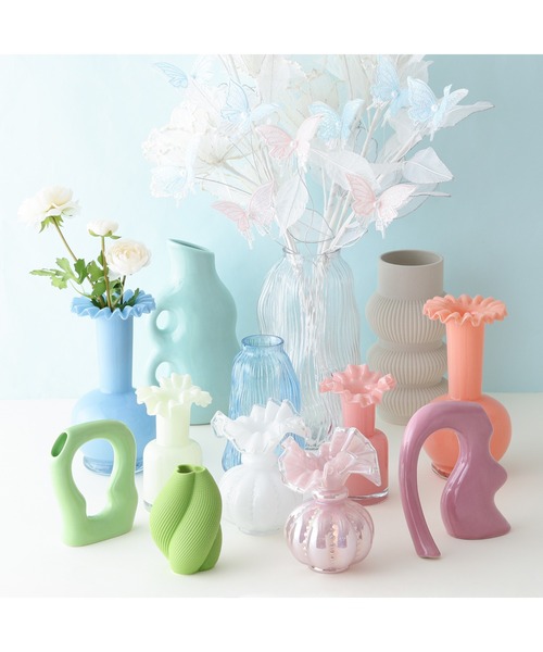 【新品】  BLOOM COLLECTION 花瓶 Francfranc（フランフラン） 花瓶 ブルーム フラワーベース ホワイト