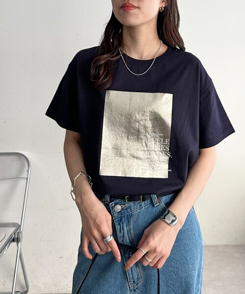 正規品　新品タグ付　トーマスベア　プリント　クロップド丈　白　Tシャツ　12Y Discoat（ディスコート） tシャツ 箔プリントTシャツ レディース