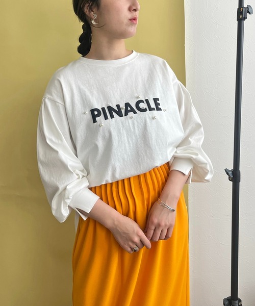 「LHELBIE」 長袖カットソー M ブラック レディース_画像2