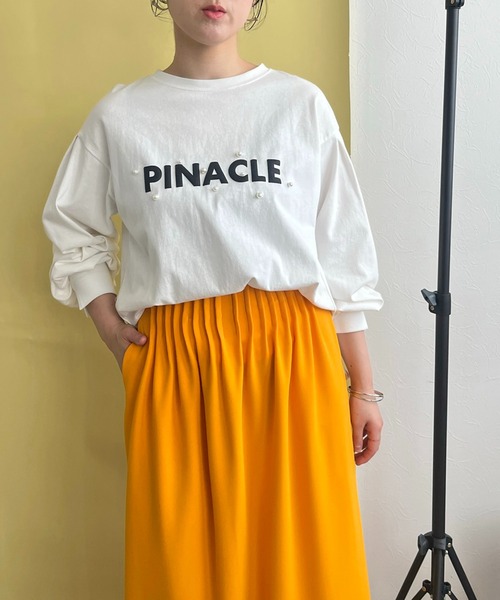 「LHELBIE」 長袖カットソー M ブラック レディース_画像3