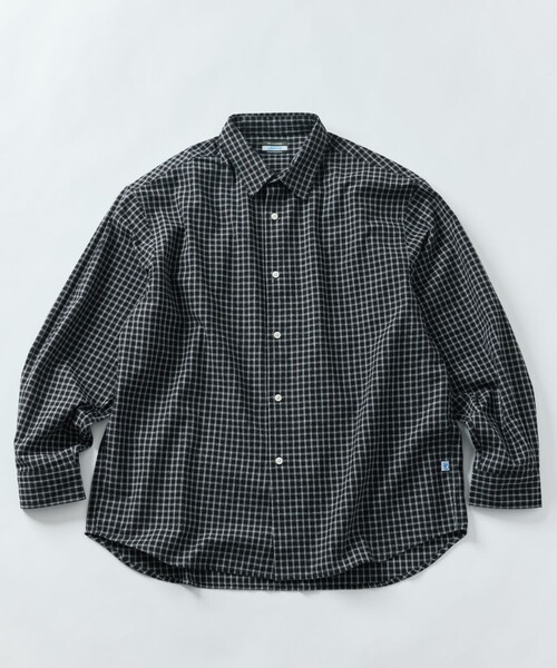 「FREAK'S STORE」 長袖シャツ「lawsonコラボ」 0 ブラック メンズ_画像3