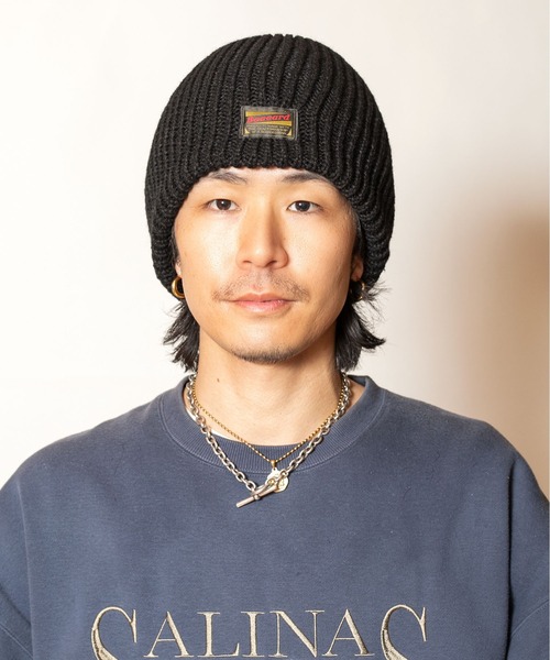 CA4LA（カシラ） ニット帽 ニットキャップ メンズ MM PATCH BEANIE