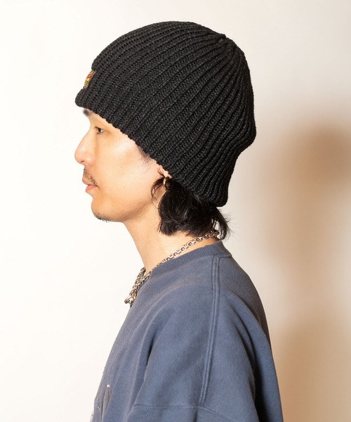 CA4LA（カシラ） ニット帽 ニットキャップ メンズ MM PATCH BEANIE