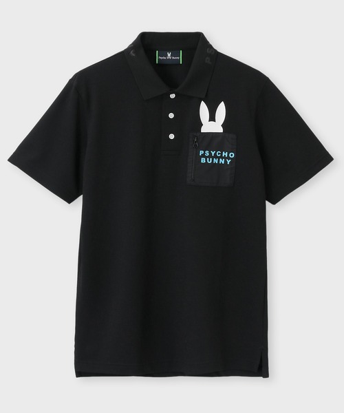 Psycho Bunny(サイコバニー) ポロシャツ 「GOLF」ドライミックス Psycho Bunny(サイコバニー) ポロシャツ 「GOLF」ドライミックス