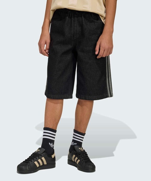ハーフパンツ ワイドパンツ パンツ デニムジョーツ / アディダスオリジナルス adidas Originals キッズ 子供服 男の子 女の子の画像