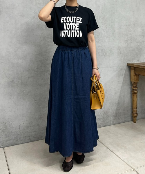 「un dix cors」 半袖Tシャツ FREE ブラック レディース_画像7