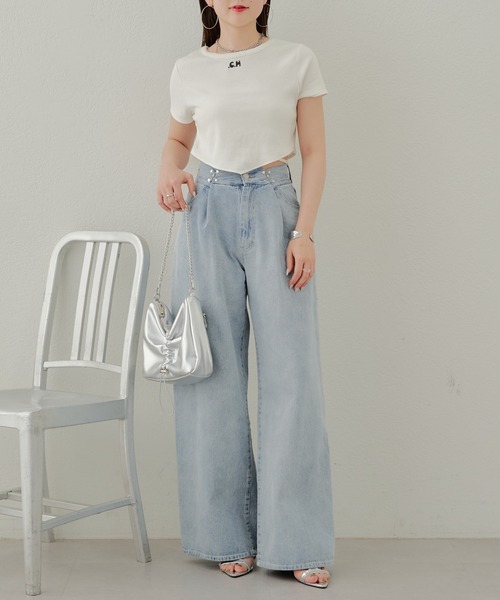 Chico（チコ） デニムパンツ 0 ブルー系その他2 レディース : ZOZOTOWN