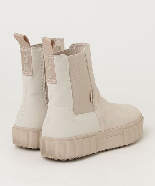 「FILA」 ブーツ 24.5cm ベージュ レディース_画像2