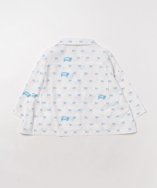 「repipi armario」 「KIDS」半袖シャツ MEDIUM ブラック キッズ_画像2