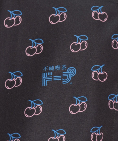 「repipi armario」 「KIDS」半袖シャツ MEDIUM ブラック キッズ_画像4