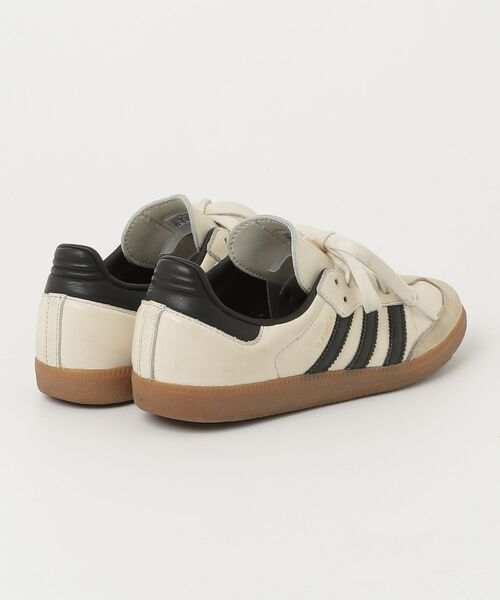 「adidas」 ローカットスニーカー 24.5糎 ベージュ レディース