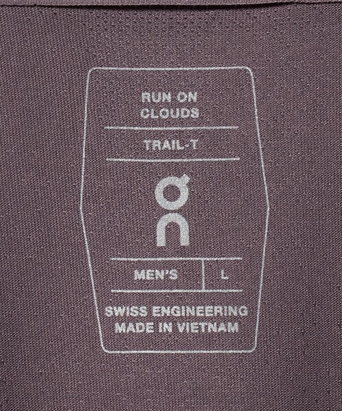 On（オン） tシャツ 「On」Trail-T/トレイル Tシャツ メンズ
