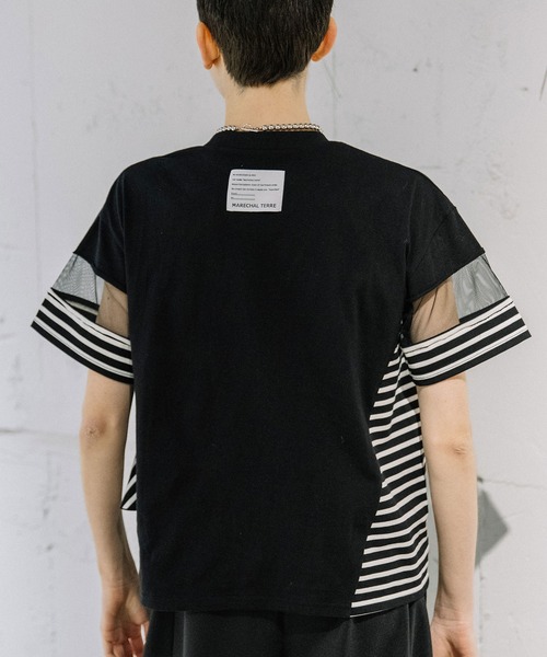 MARECHAL TERRE（マルシャルテル） tシャツ 半袖 ラッフルTシャツ