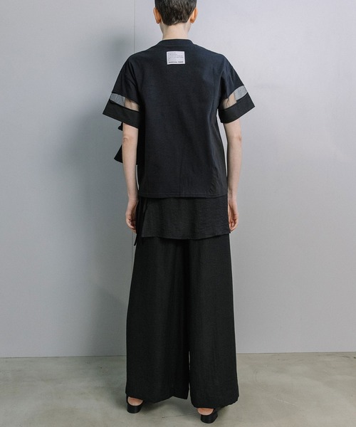 MARECHAL TERRE（マルシャルテル） tシャツ 半袖 ラッフルTシャツ