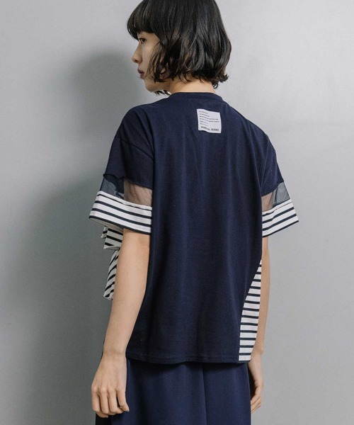 MARECHAL TERRE（マルシャルテル） tシャツ 半袖 ラッフルTシャツ