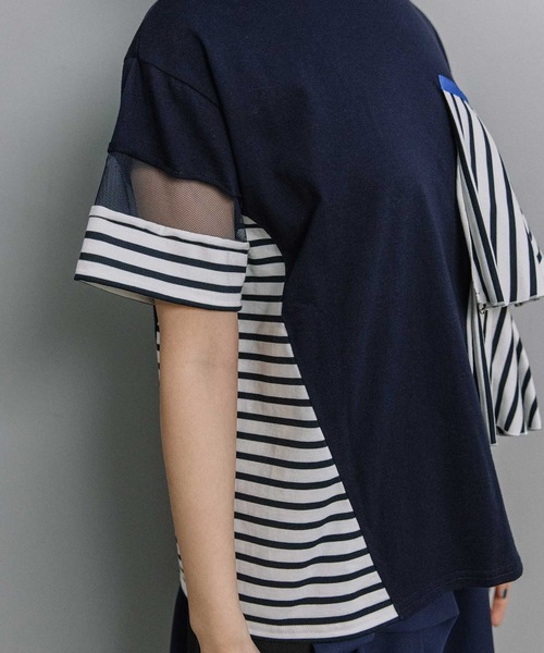 MARECHAL TERRE（マルシャルテル） tシャツ 半袖 ラッフルTシャツ