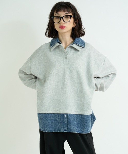 「A.D.C.L.」 長袖ネルシャツ M ブラック レディース_画像2