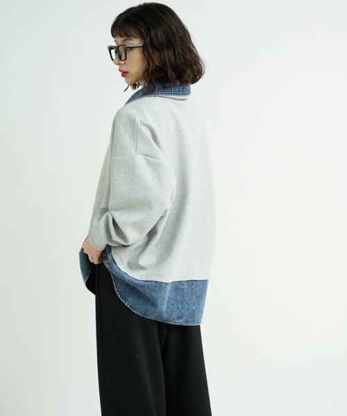 「A.D.C.L.」 長袖ネルシャツ M ブラック レディース_画像5