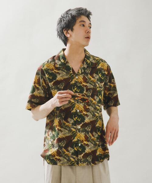 LONGCHAMP（ロンシャン） シャツ LONGCHAMP OPEN COLLAR SHIRTS メンズ