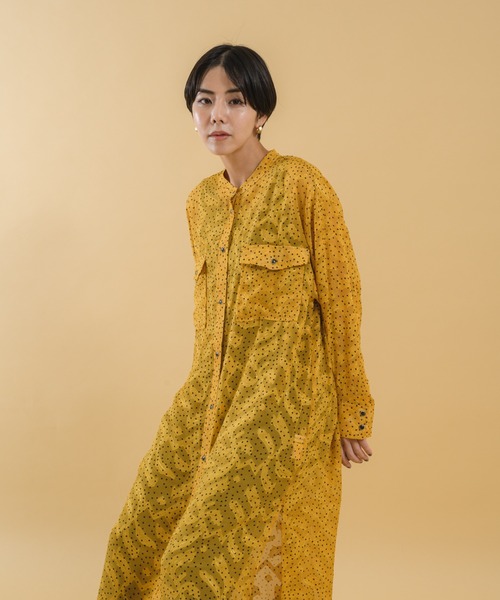 「KATHARINE ROSS」 「Bou Jeloud」長袖ワンピース MEDIUM ブラック レディース_画像3