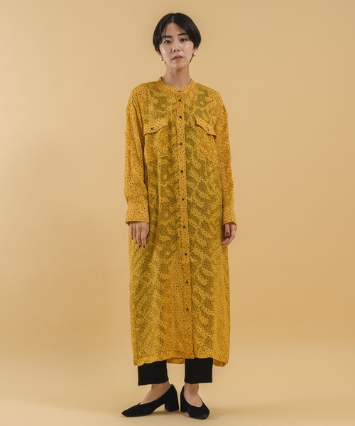 「KATHARINE ROSS」 「Bou Jeloud」長袖ワンピース MEDIUM ブラック レディース_画像6