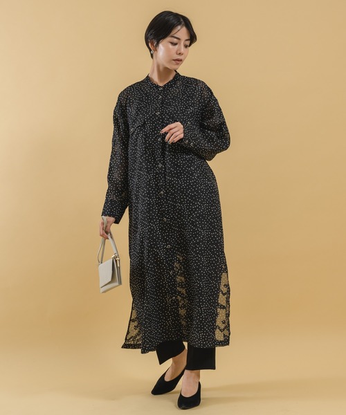 「KATHARINE ROSS」 「Bou Jeloud」長袖ワンピース MEDIUM ブラック レディース_画像9