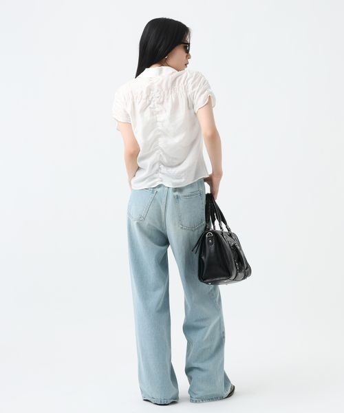 ブラウス シャツ シアージャガードシャーリングシャツSS/859249 レディースの画像
