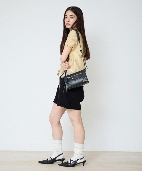 ブラウス シャツ シアージャガードシャーリングシャツSS/859249 レディースの画像