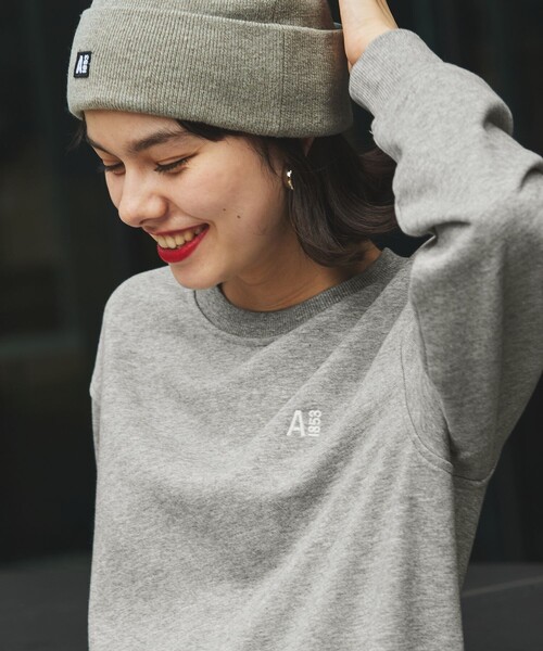 「AIGLE」 スウェットカットソー X-SMALL ヘザーグレー メンズ_画像3