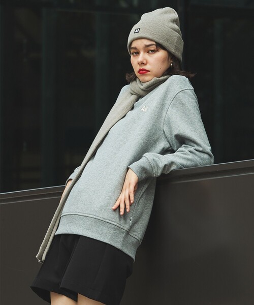 「AIGLE」 スウェットカットソー X-SMALL ヘザーグレー メンズ_画像7