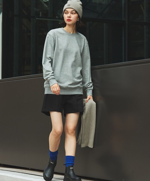 「AIGLE」 スウェットカットソー X-SMALL ヘザーグレー メンズ_画像9