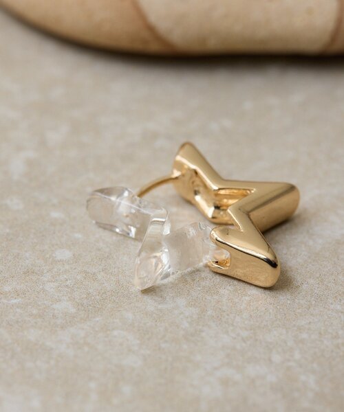 ear PAPILLONNER（イア パピヨネ) ear PAPILLONNER（イア パピヨネ） ピアス 「WEB限定」ハーフカラー