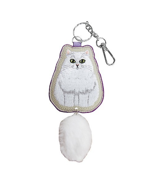 No.3025 じゃれねこのチャーム　訳あり品 JELLY BEANS（ジェリービーンズ） キーホルダー Uchinoko mate