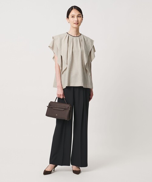 UNITED ARROWS フレア ブラウス ‐接触冷感 UVカット UNITED ARROWS（ユナイテッドアローズ） ブラウス シャツ 半袖 Spiree