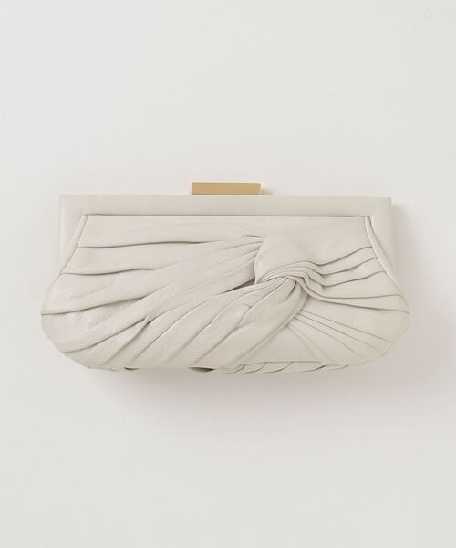 「ANYA HINDMARCH」 クラッチバッグ - ベージュ レディース_画像2