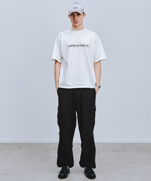 「AMERICAN RAG CIE」 半袖Tシャツ LARGE ホワイト レディース_画像3