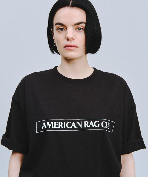 「AMERICAN RAG CIE」 半袖Tシャツ LARGE ホワイト レディース_画像4
