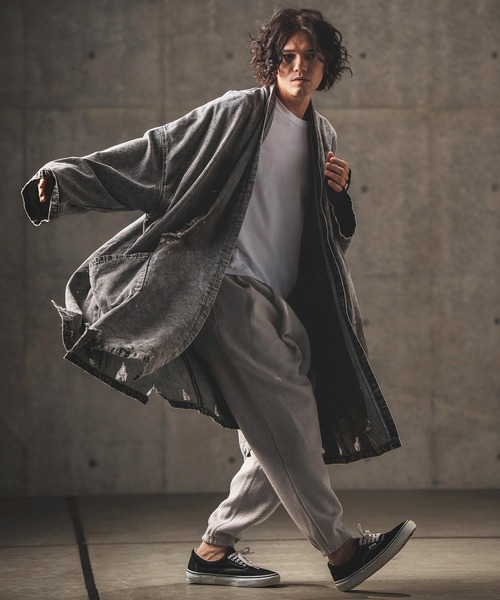 「GLIMCLAP」 パンツ M グレー メンズ_画像9