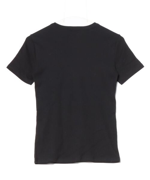 「PETIT BATEAU」 半袖Tシャツ X-SMALL ブラック レディース_画像2