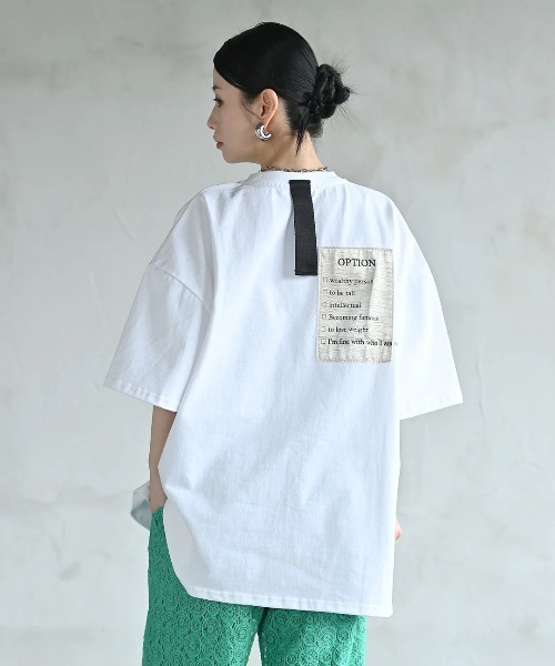 「funda mine」 半袖Tシャツ 02 ブラック レディース_画像3