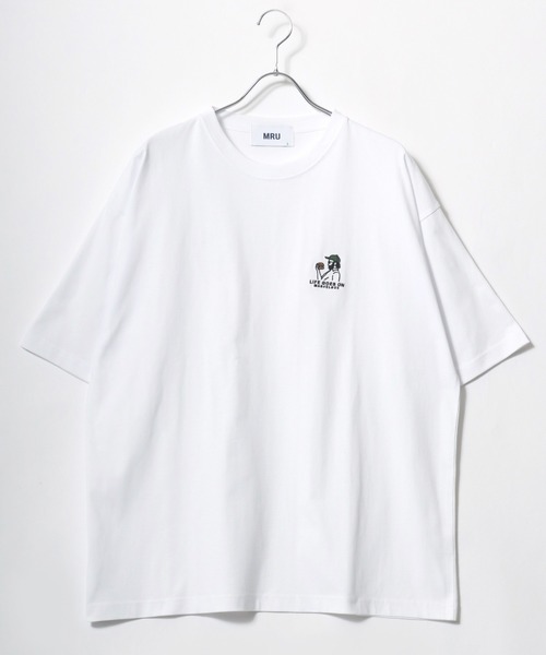「MRU」 半袖Tシャツ 6L ホワイト系その他3 メンズ_画像5