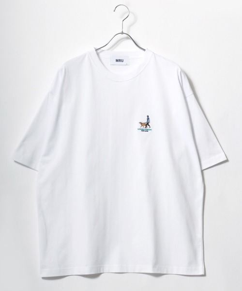 「MRU」 半袖Tシャツ 6L ホワイト系その他3 メンズ_画像7