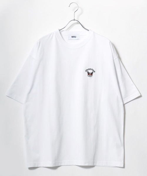 「MRU」 半袖Tシャツ 6L ホワイト系その他3 メンズ_画像9