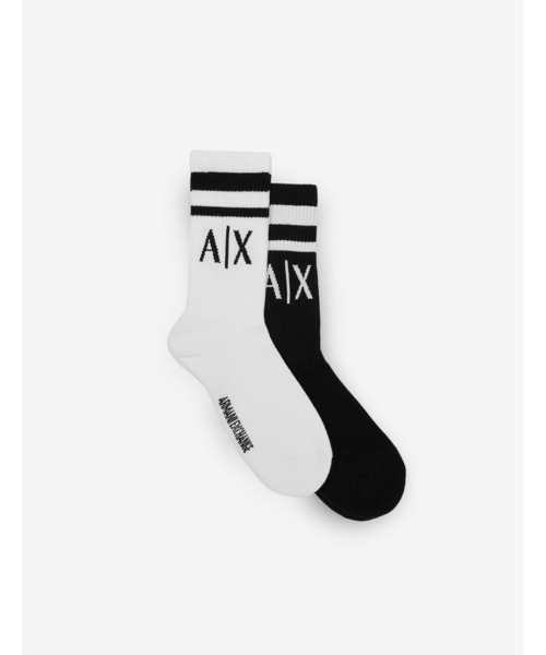 ARMANI EXCHANGE 靴下 「A|Xアルマーニ エクスチェンジ」A|Xロゴ