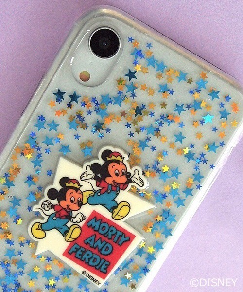 iPhoneケース ディズニー Disney スマホケース ディズニー / グリッター iPhoneケース XR