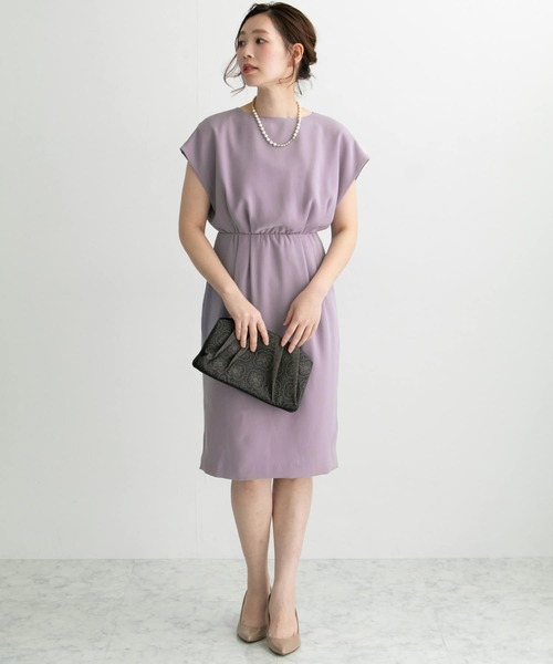 URBAN RESEARCH ROSSO フリルスリーブ タイトドレス URBAN RESEARCH ROSSO フリルスリーブ タイトドレス スーツ