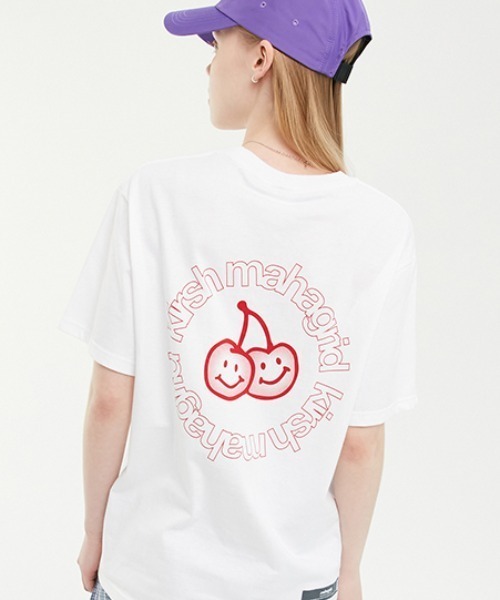 Tシャツ Tシャツ Kirsh キルシー Mahagrid マハグリッド Circle Logo Tee チェリーデザイン サークルロゴプリント Zozotown Paypayモール店 通販 Paypayモール