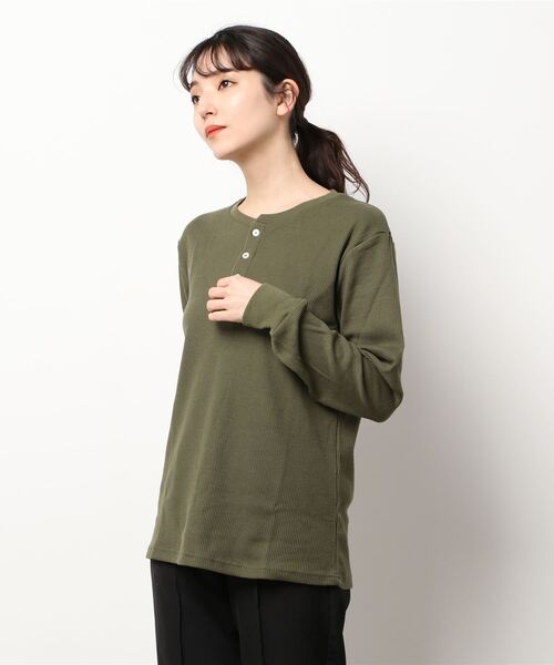 ARCHIVER tシャツ 「Bl」「RDS」ヘンリーネック サーマルロング