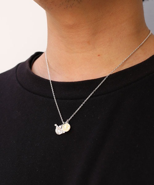 極美品ネックレス925 シルバー ネックレス レディース バー デザイン シルバー925 [ WHITE
