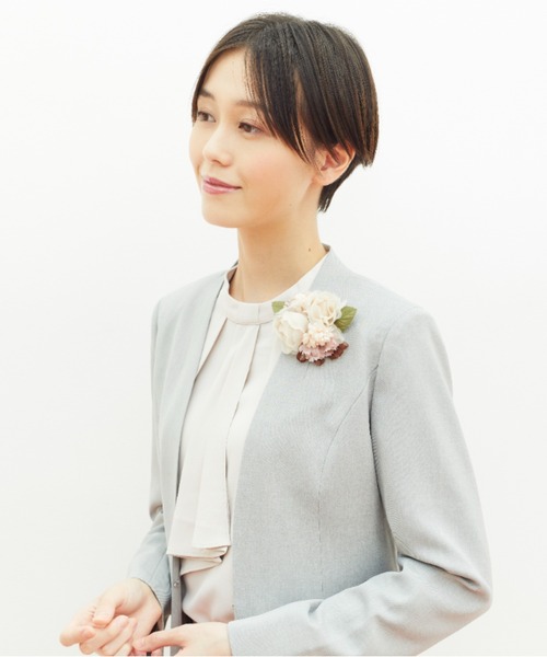 SUIT SELECT ブローチ ブーケのようなコサージュ＊フォーマルOK